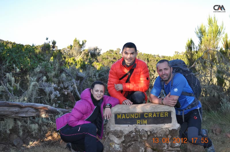 maundi crater, 2800m, kilimanjaro